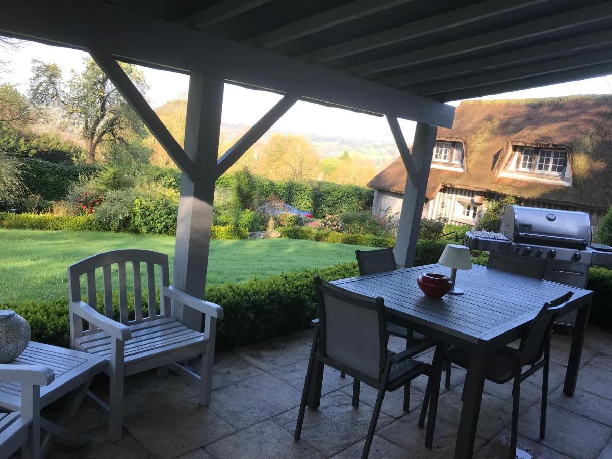 Les Chaumieres Du Pays D'Auge Bed & Breakfast Le Breuil-en-Auge Eksteriør bilde