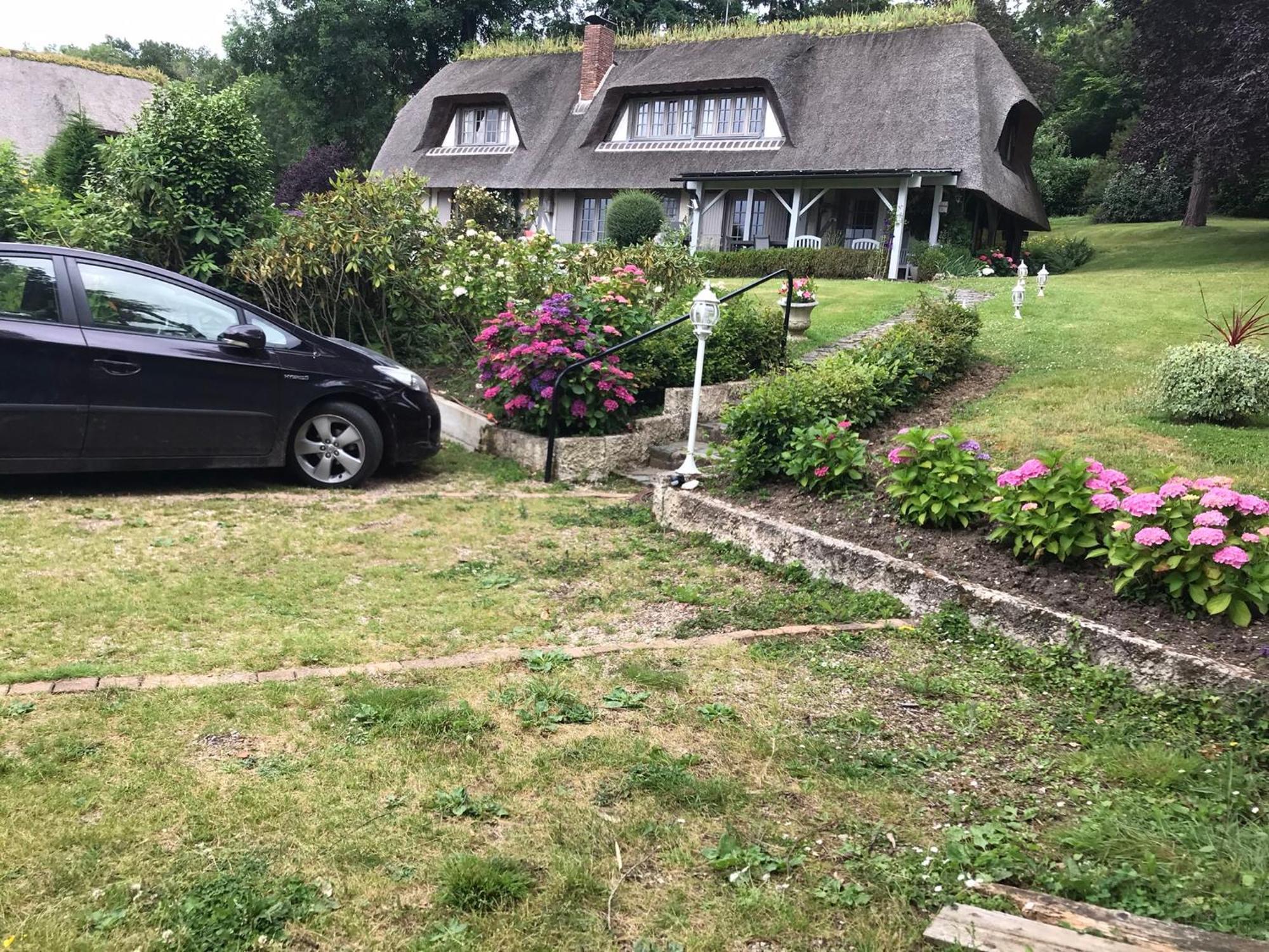 Les Chaumieres Du Pays D'Auge Bed & Breakfast Le Breuil-en-Auge Eksteriør bilde